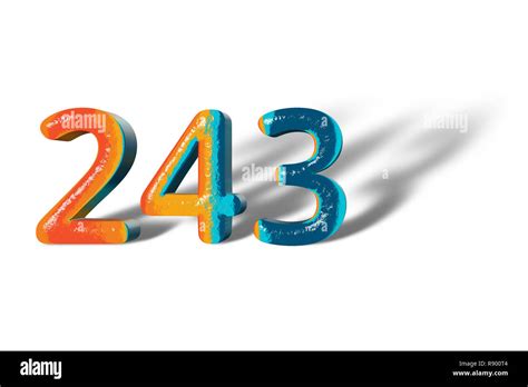 3D Lotto Number: 243 .